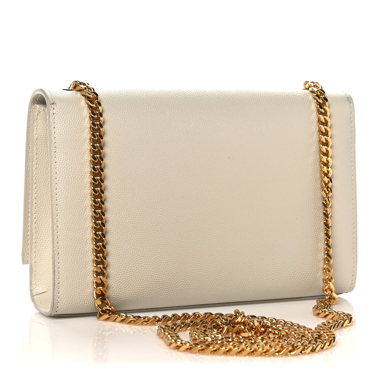 Grain De Poudre Small Classic Monogram Kate Tassel Satchel Crema Soft