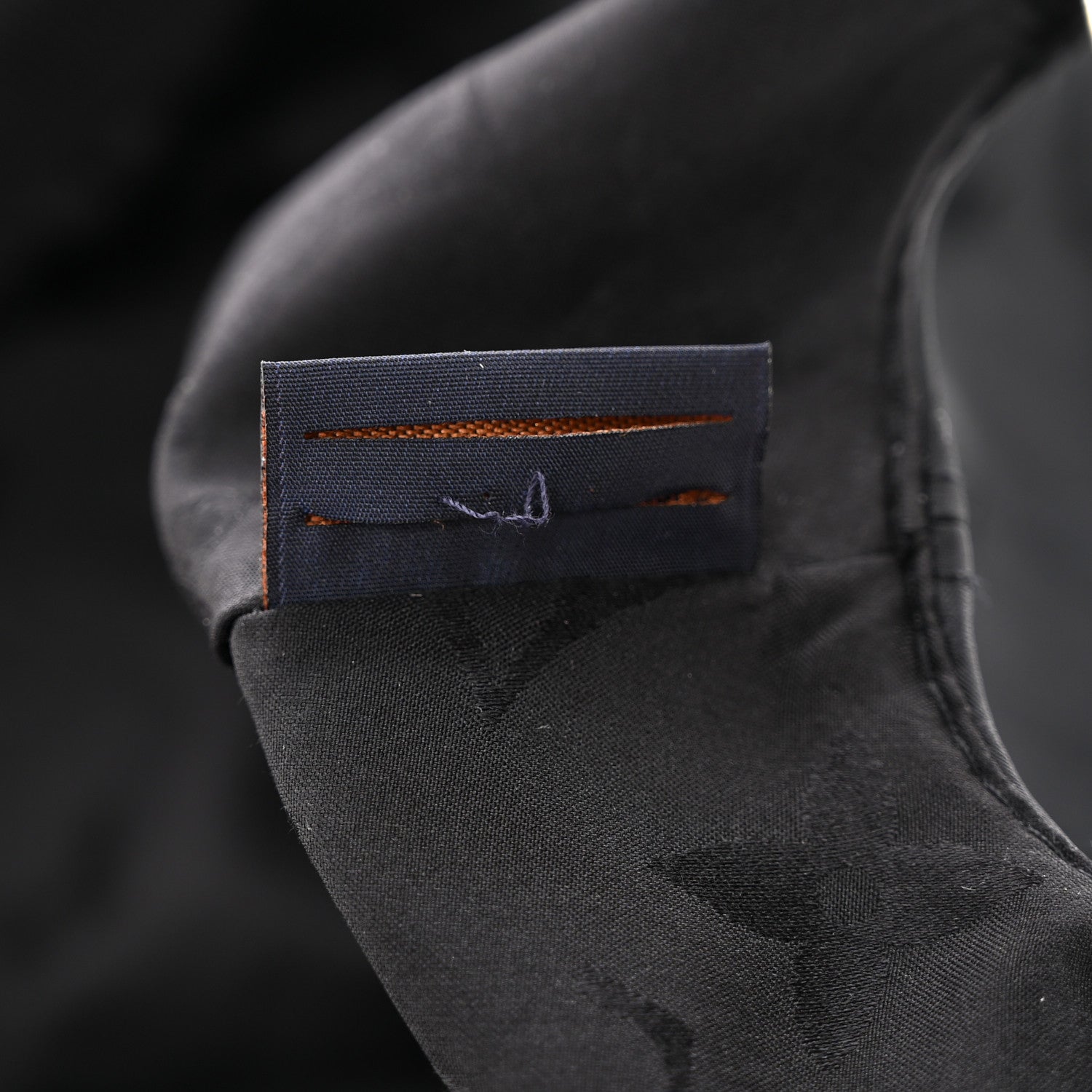 Louis Vuitton Polyester Silk Monogram LV Get Ready Cap M Black 12 of 12