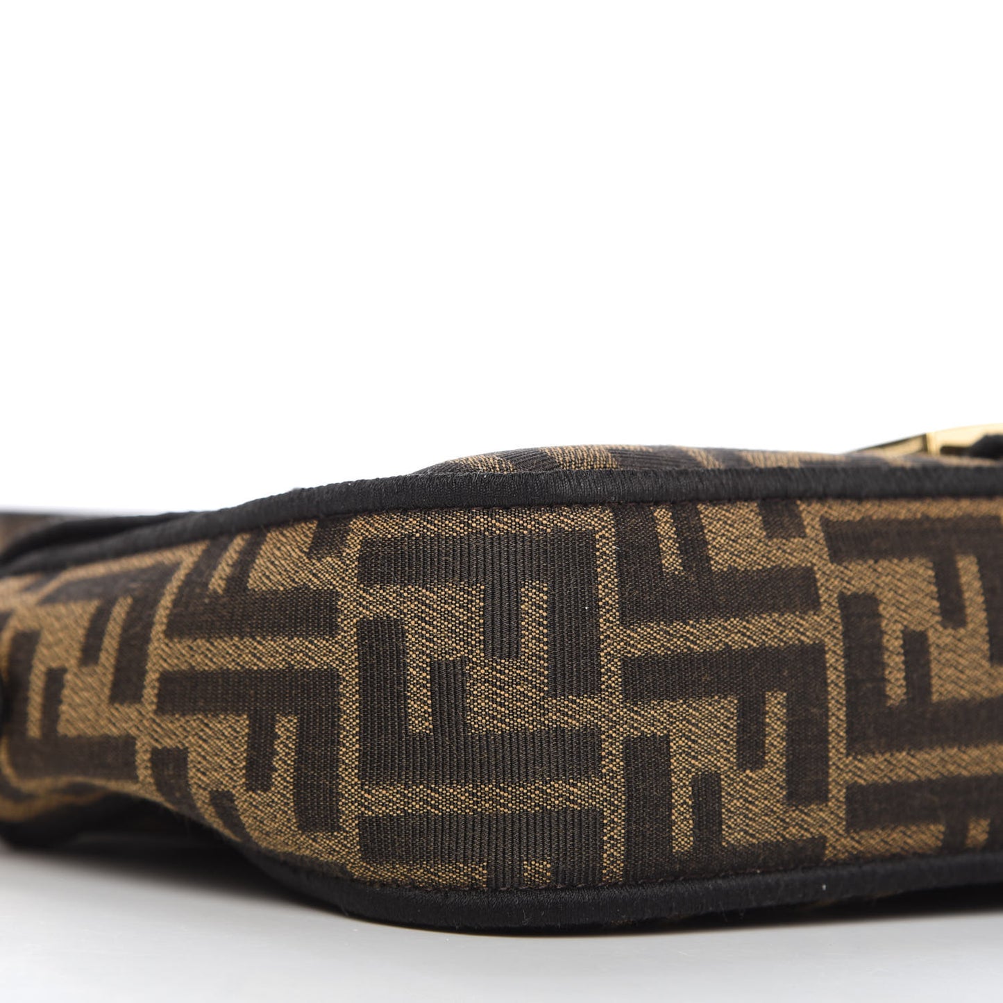 Fabric Jacquard FF 1974 Medium Baguette Tobacco Moro Black