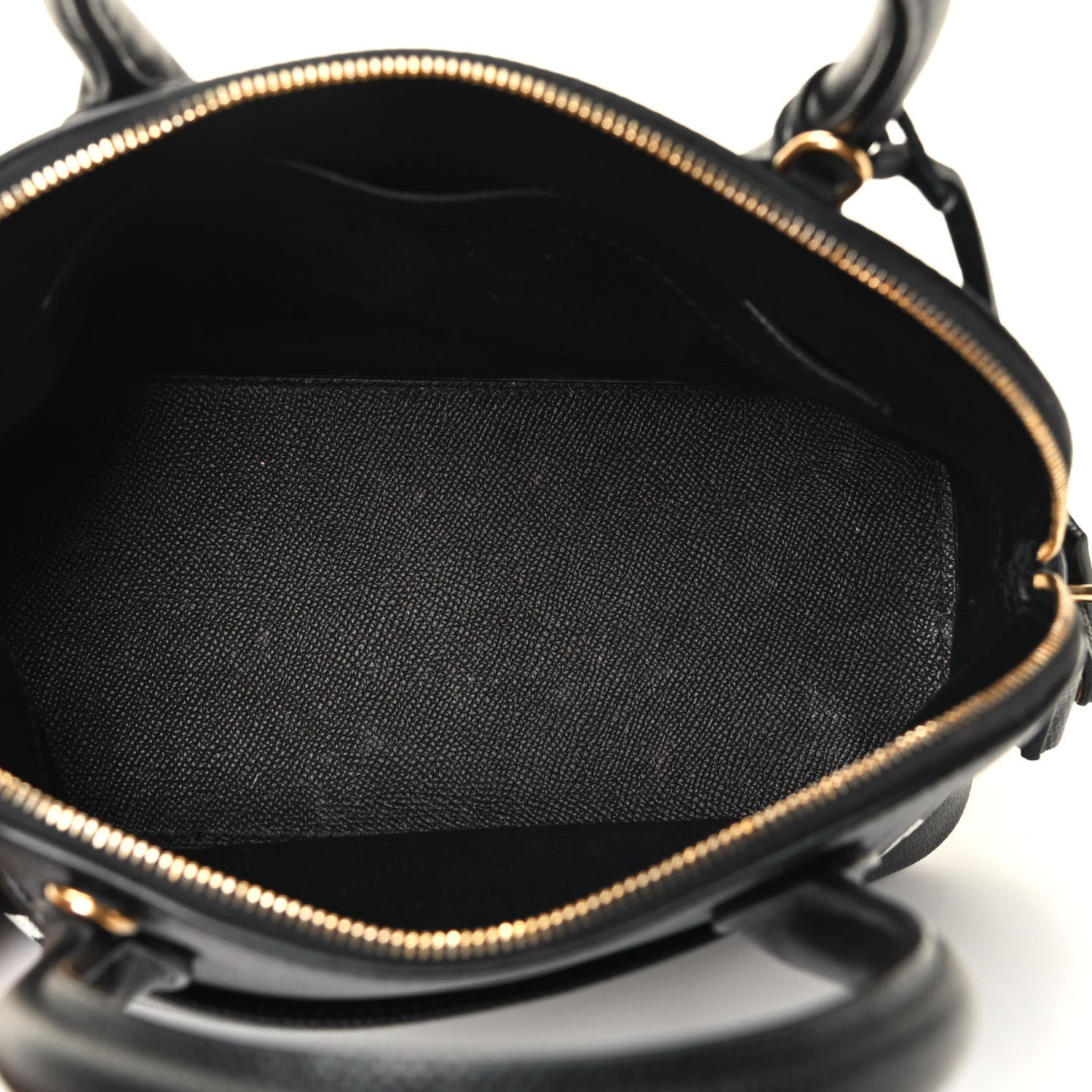 Balenciaga Signature Grained Calfskin Logo S Ville Top Handle Bag Black 4 of 4