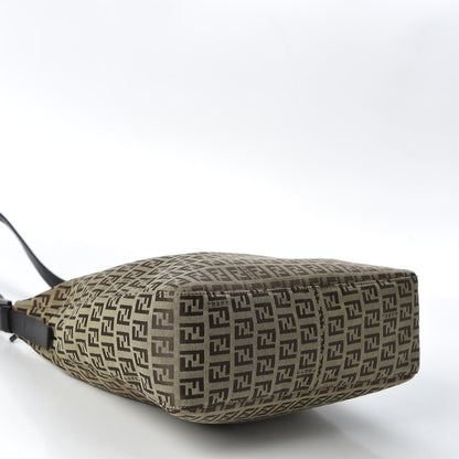 Fendi Zucchino Shoulder Bag Tobacco 3 of 8