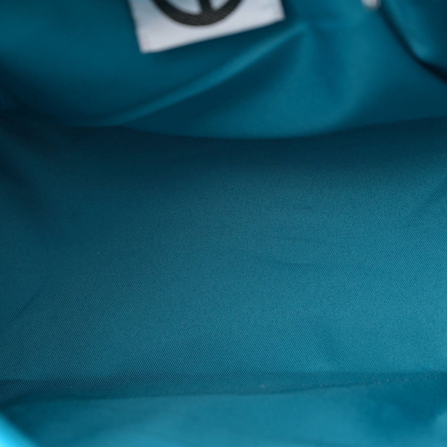 Vegan Leather Medium Shopping Bag Cyan