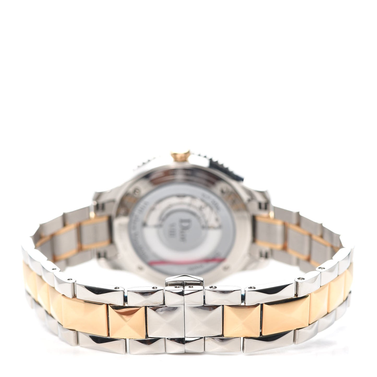 Stainless Steel 18K Rose Gold Diamond Mother of Pearl 32mm Dior VIII Montaigne Automatic Watch