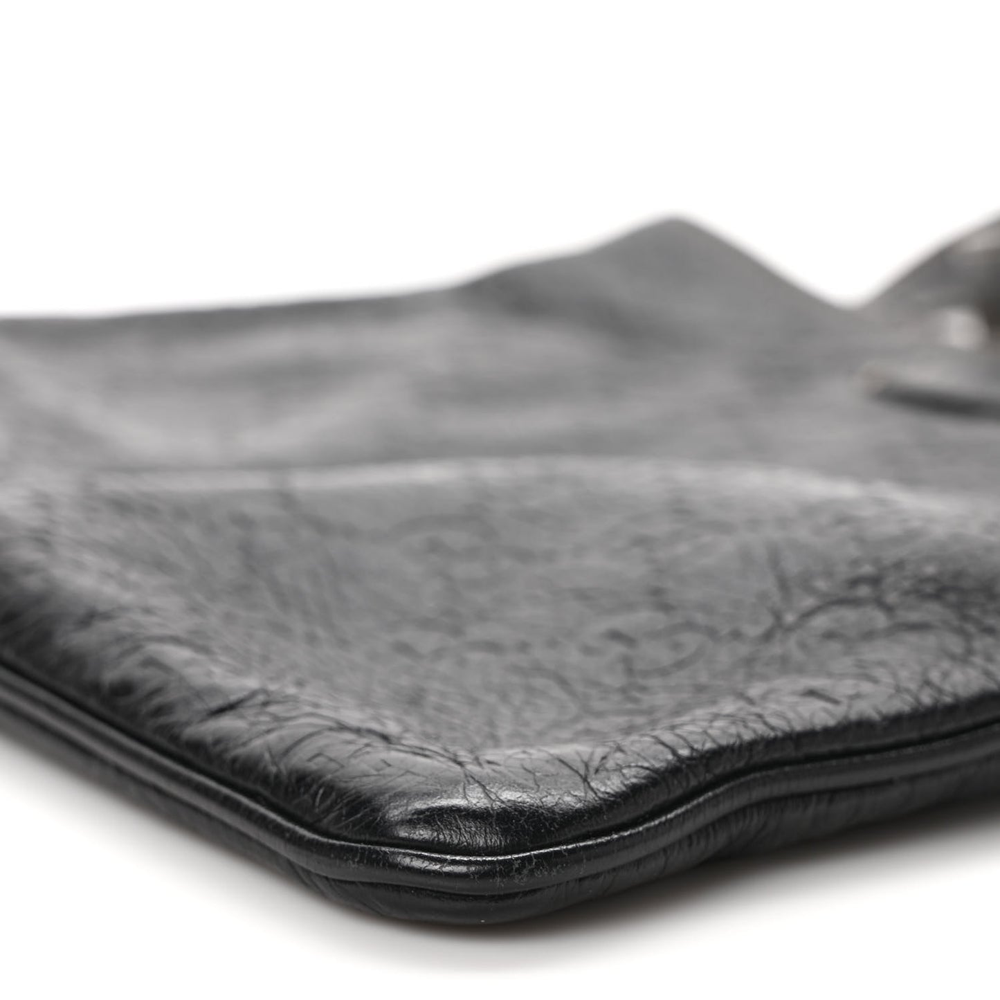 Guccissima Small Flat Messenger Bag Black