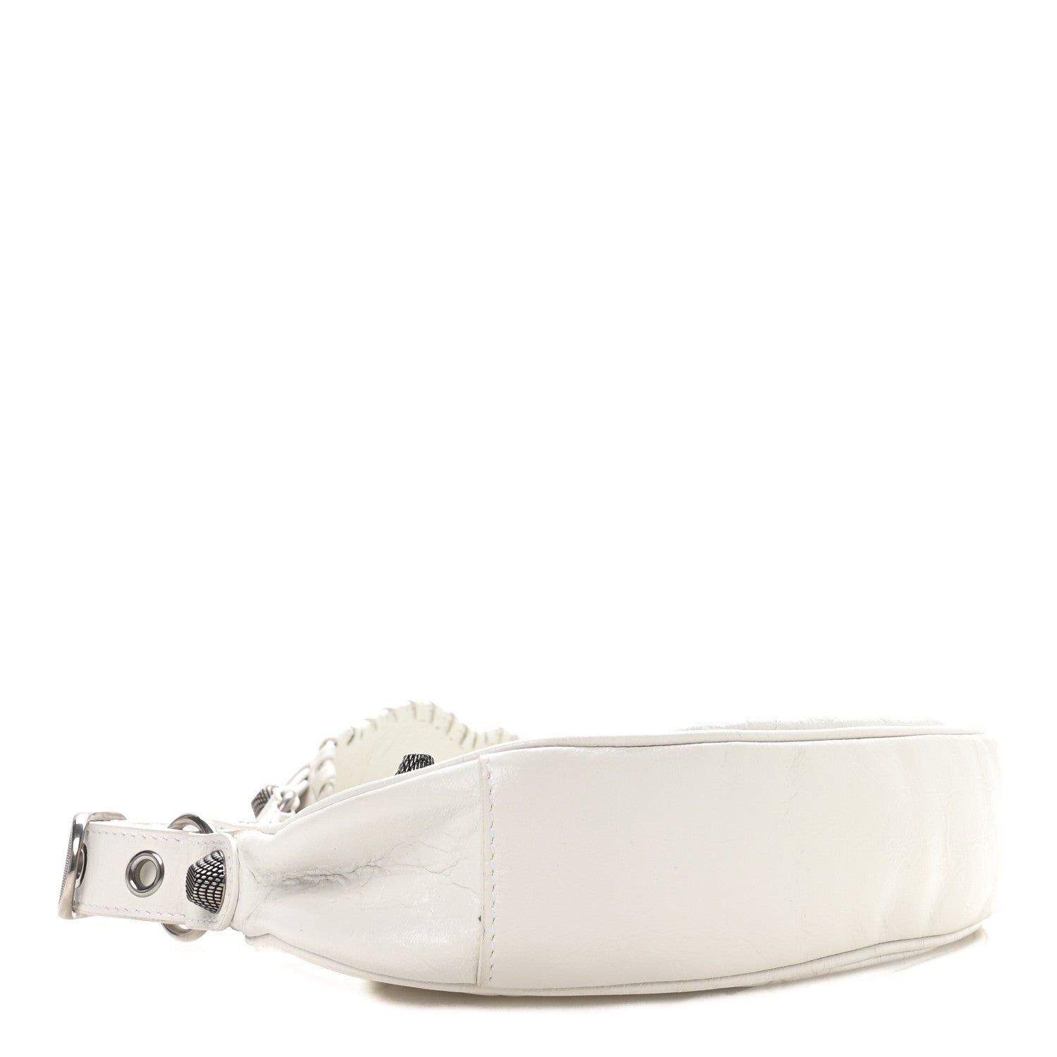 Balenciaga Agneau Arena Le Cagole Shoulder Bag XS Optic White 5 of 11
