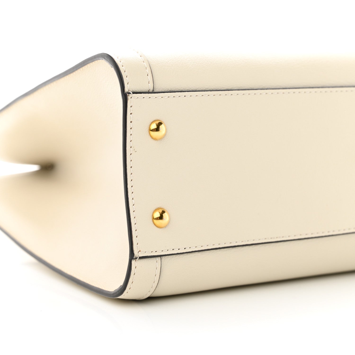 Gucci Wonka Grain Calfskin Small Diana Tote Bag Mystic White Cuir 9 of 13
