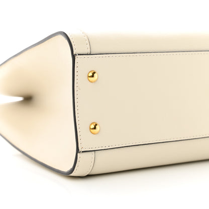 Gucci Wonka Grain Calfskin Small Diana Tote Bag Mystic White Cuir 9 of 13