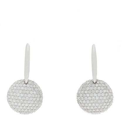 Roberto Coin 18K White Gold Diamond Fantasia Drop Earrings 1 of 3
