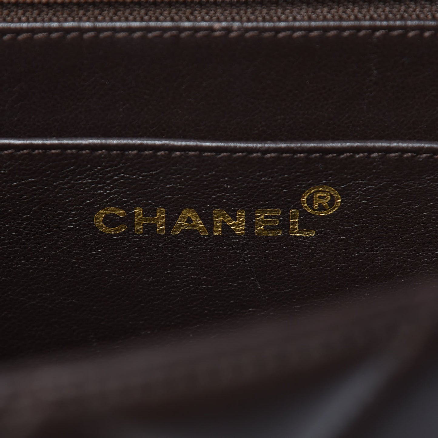 Lambskin XL Jumbo CC Single Flap Brown