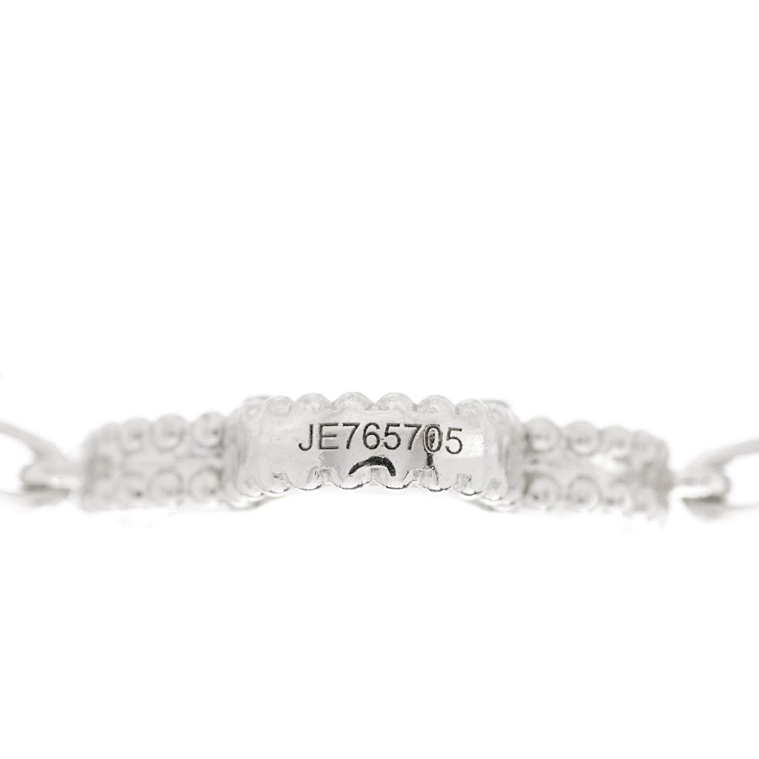 Van Cleef & Arpels 18K White Gold Mother of Pearl 20 Motifs Vintage Alhambra Necklace 5 of 7