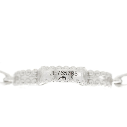 Van Cleef & Arpels 18K White Gold Mother of Pearl 20 Motifs Vintage Alhambra Necklace 5 of 7