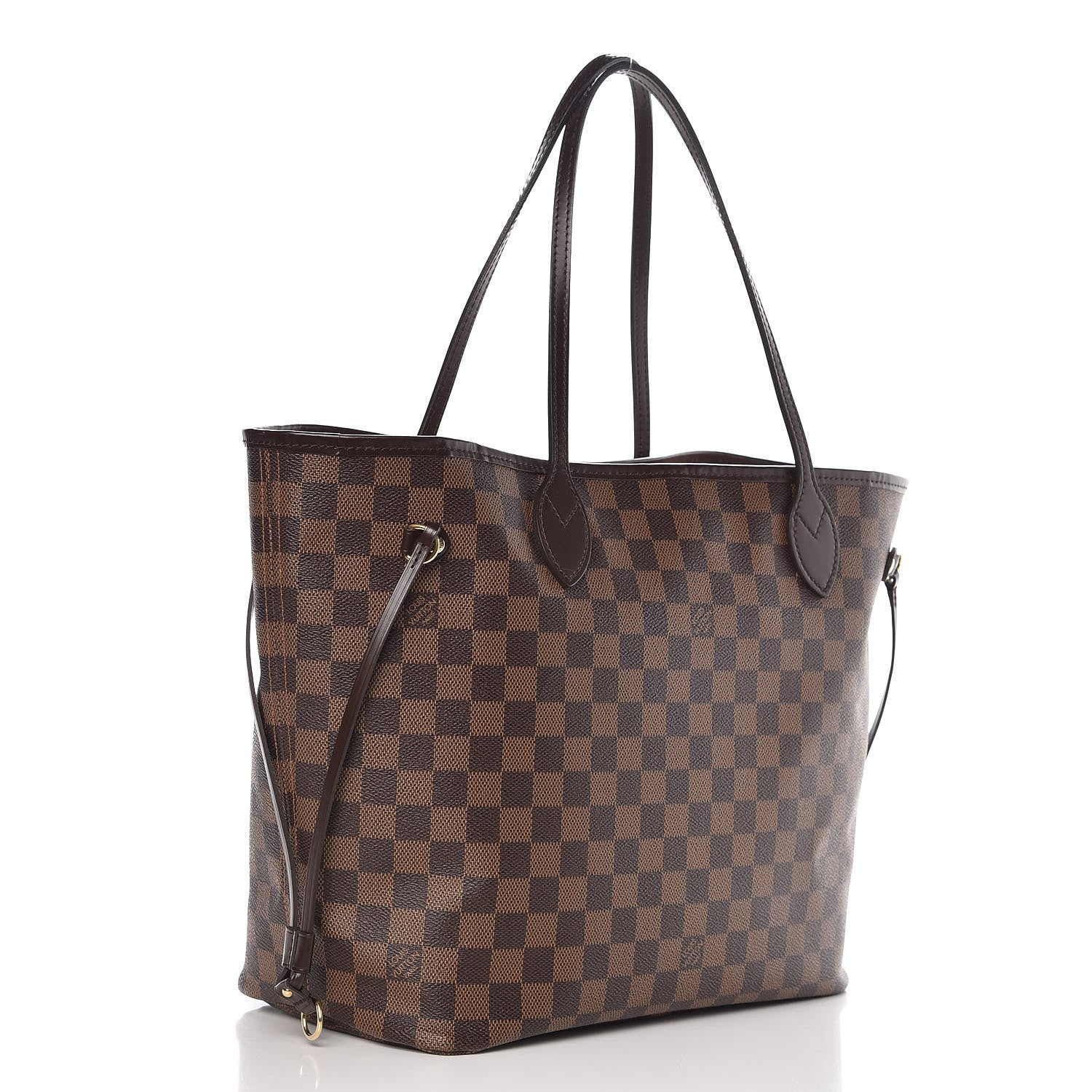 Louis Vuitton Damier Ebene Neo Neverfull MM Rose Ballerine 3 of 8