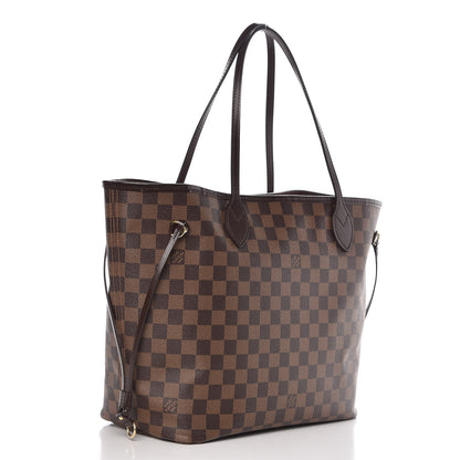 Louis Vuitton Damier Ebene Neo Neverfull MM Rose Ballerine 3 of 8