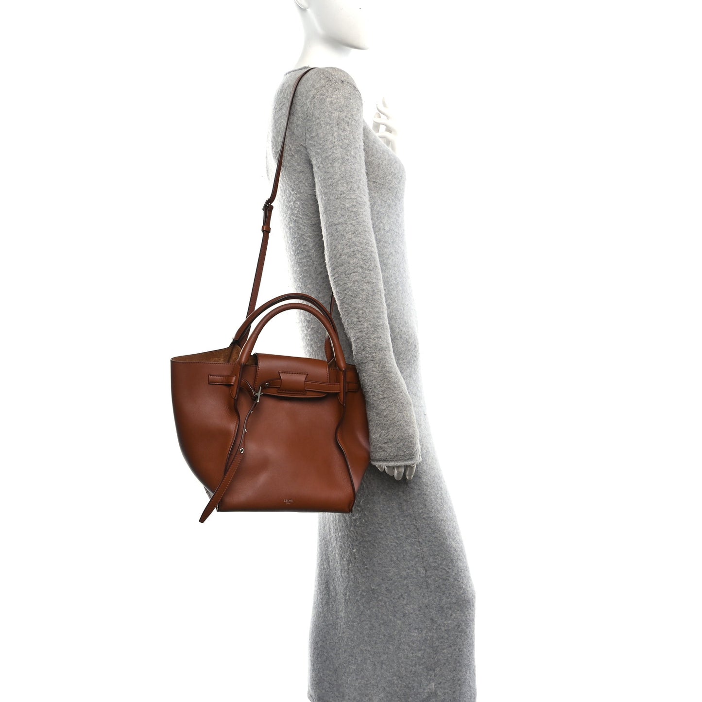 Smooth Calfskin Small Big Bag Tan