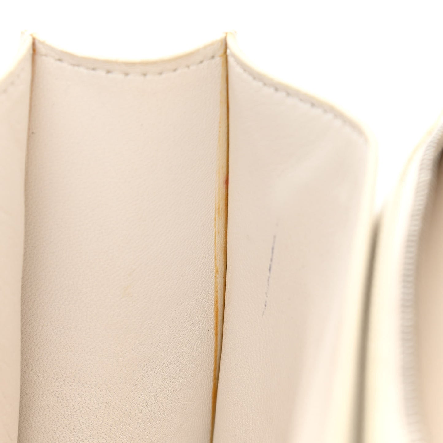 Liege Calfskin Medium Classic Box Flap Bag White