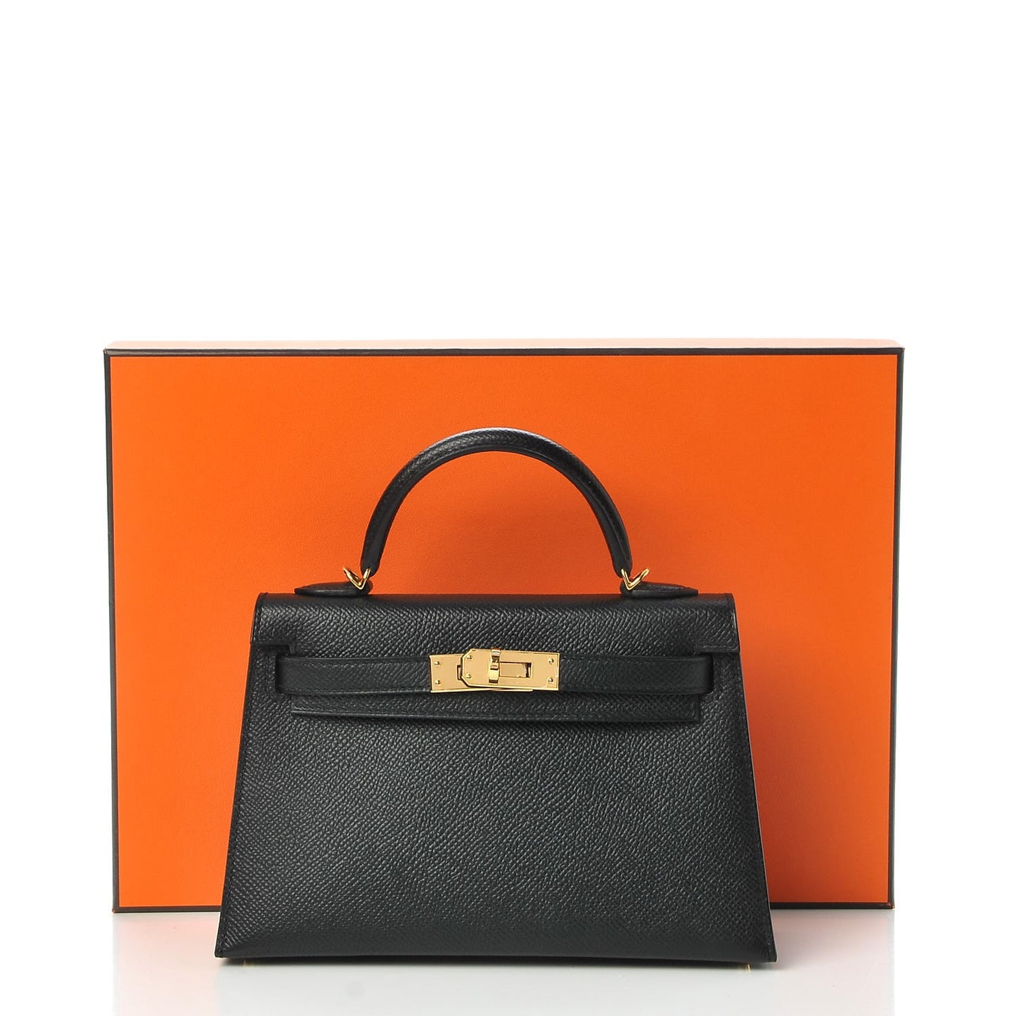 Epsom Mini Kelly Sellier 20 Black