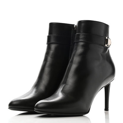 Christian Dior Calfskin Blason Low Boots 39.5 Black 3 of 16