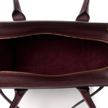 Mulberry Grain Vegetable Tanned Calfskin Small Zipped Bayswater Oxblood 5 of 13