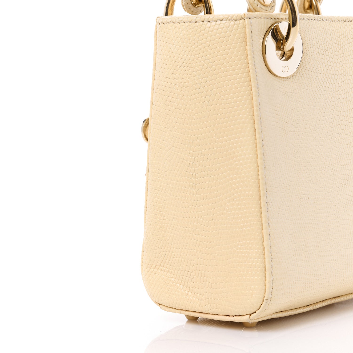 Christian Dior Lizard Mini Lady Dior White 14 of 15