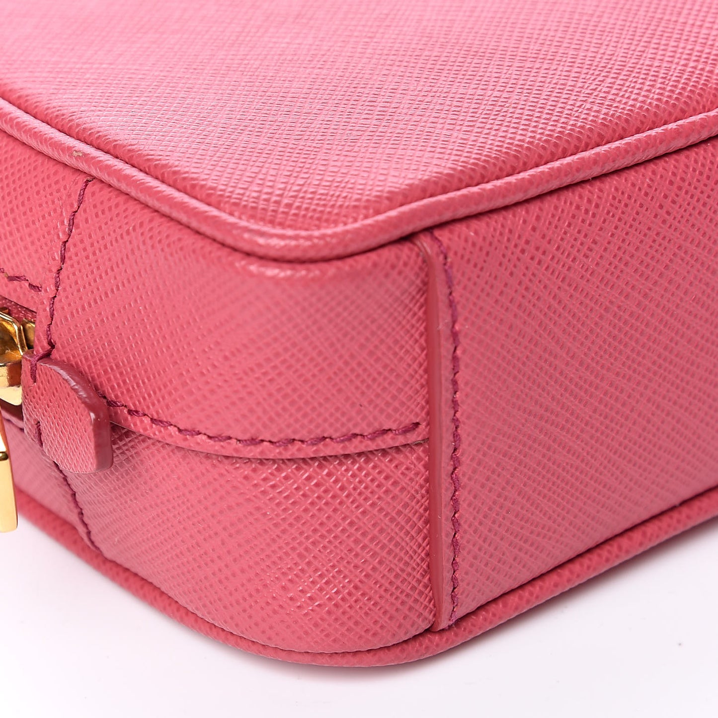 Saffiano Mini Camera Crossbody Peonia