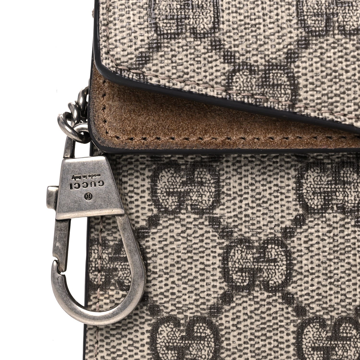 Gucci GG Supreme Monogram Super Mini Dionysus Shoulder Bag Taupe 10 of 12
