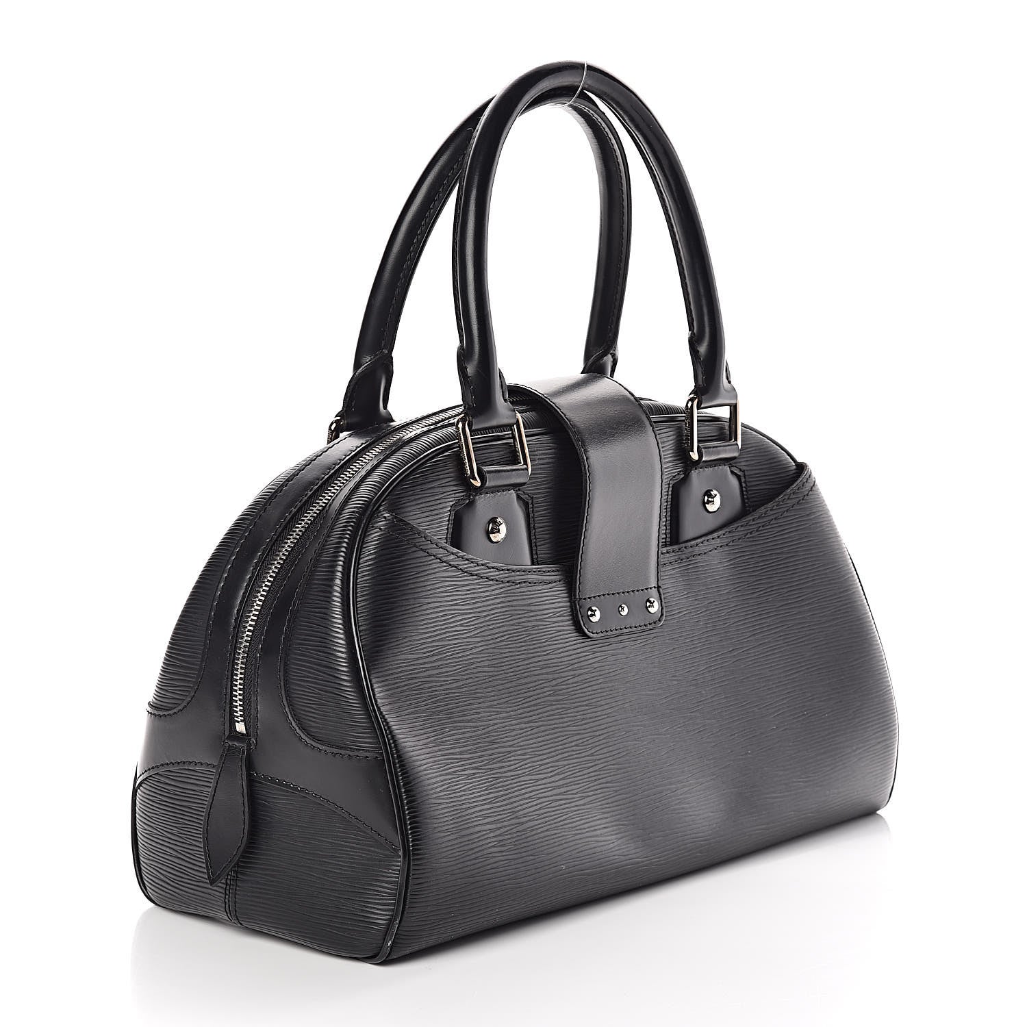 Louis Vuitton Epi Bowling Montaigne GM Black 3 of 12