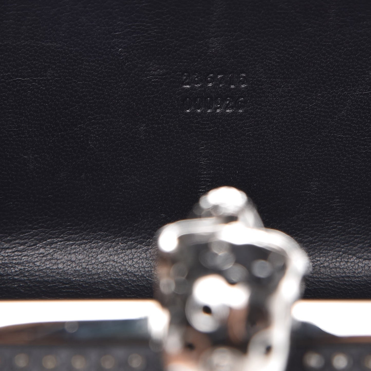 Nappa Studded Britannia Skull Box Clutch Black