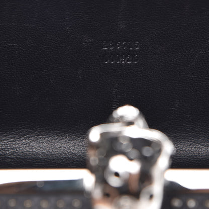 Alexander McQueen Nappa Studded Britannia Skull Box Clutch Black 7 of 9