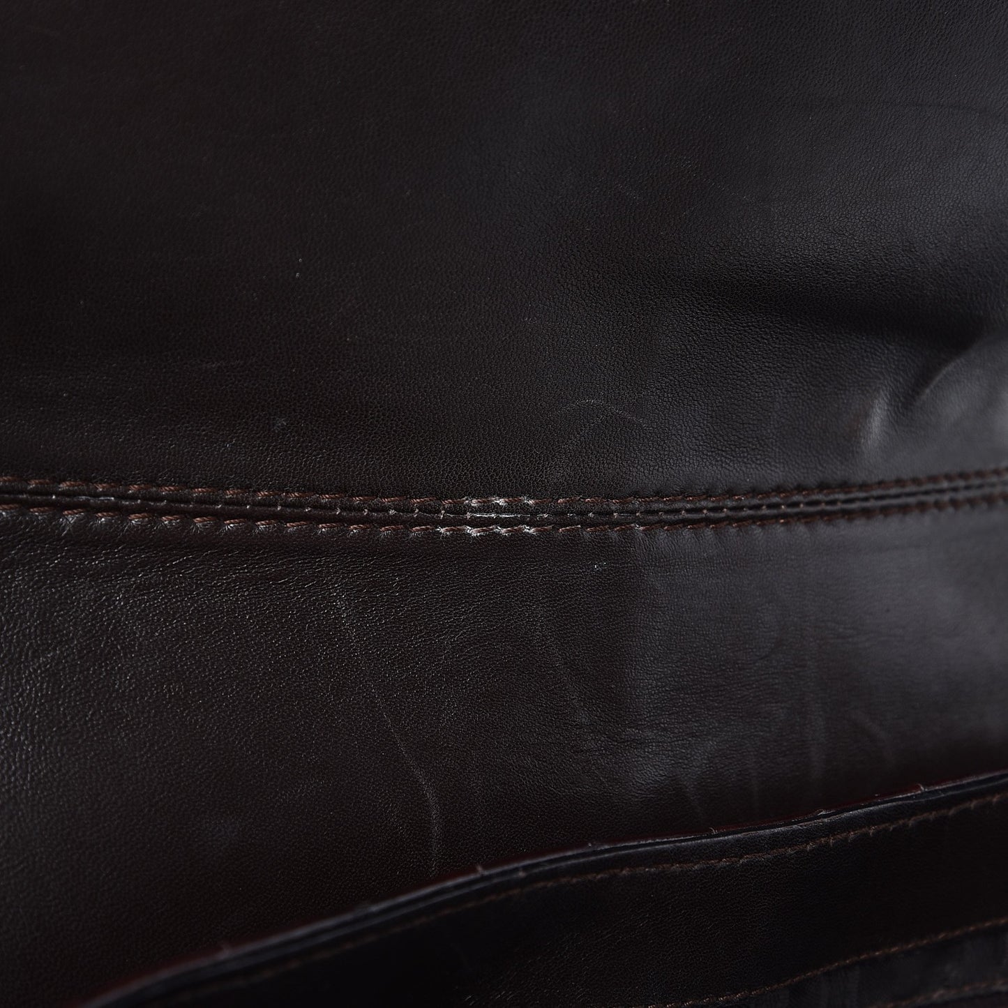 Eel Shoulder Bag Brown