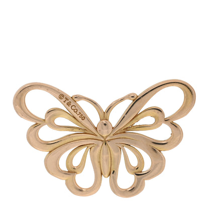 Tiffany 18K Rose Gold Butterfly Pendant 3 of 3