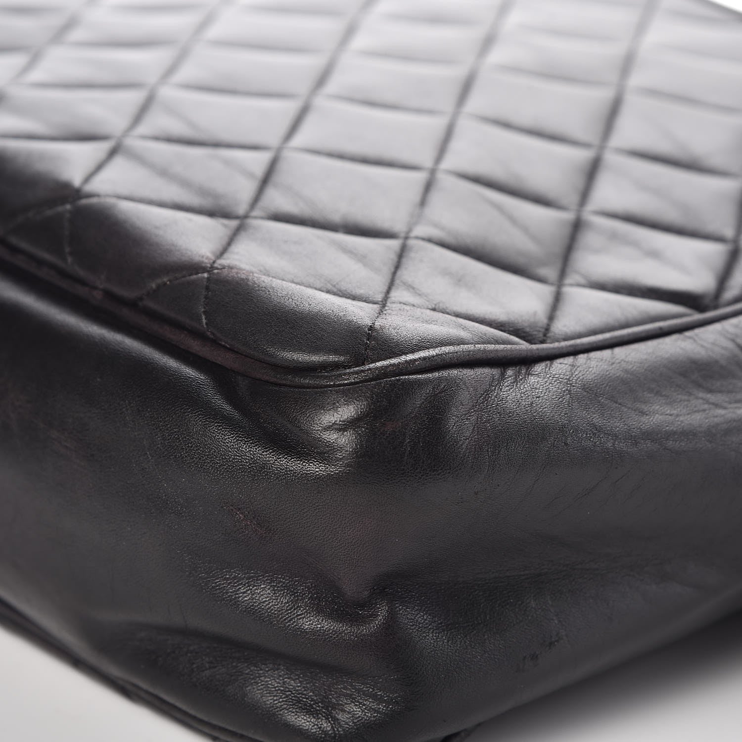 Chanel Lambskin Quilted Shoulder Bag Black 13 of 13