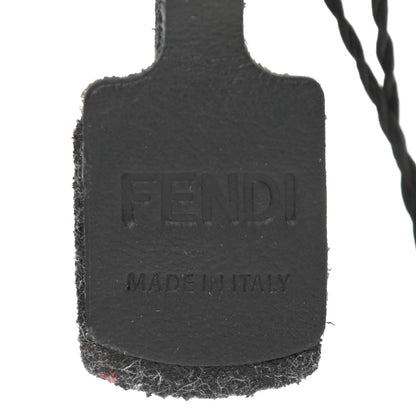 Fendi Vitello Dolce Tri-Color Buttoned Strap You Black Peonia Cuoio 4 of 5