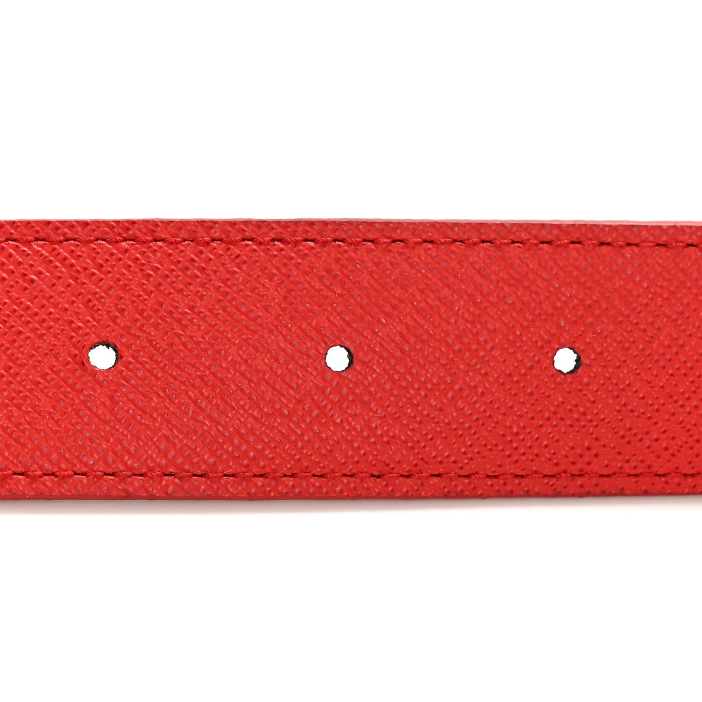 Calfskin Monogram 30mm LV Initiales Reversible Belt 75 30 Red