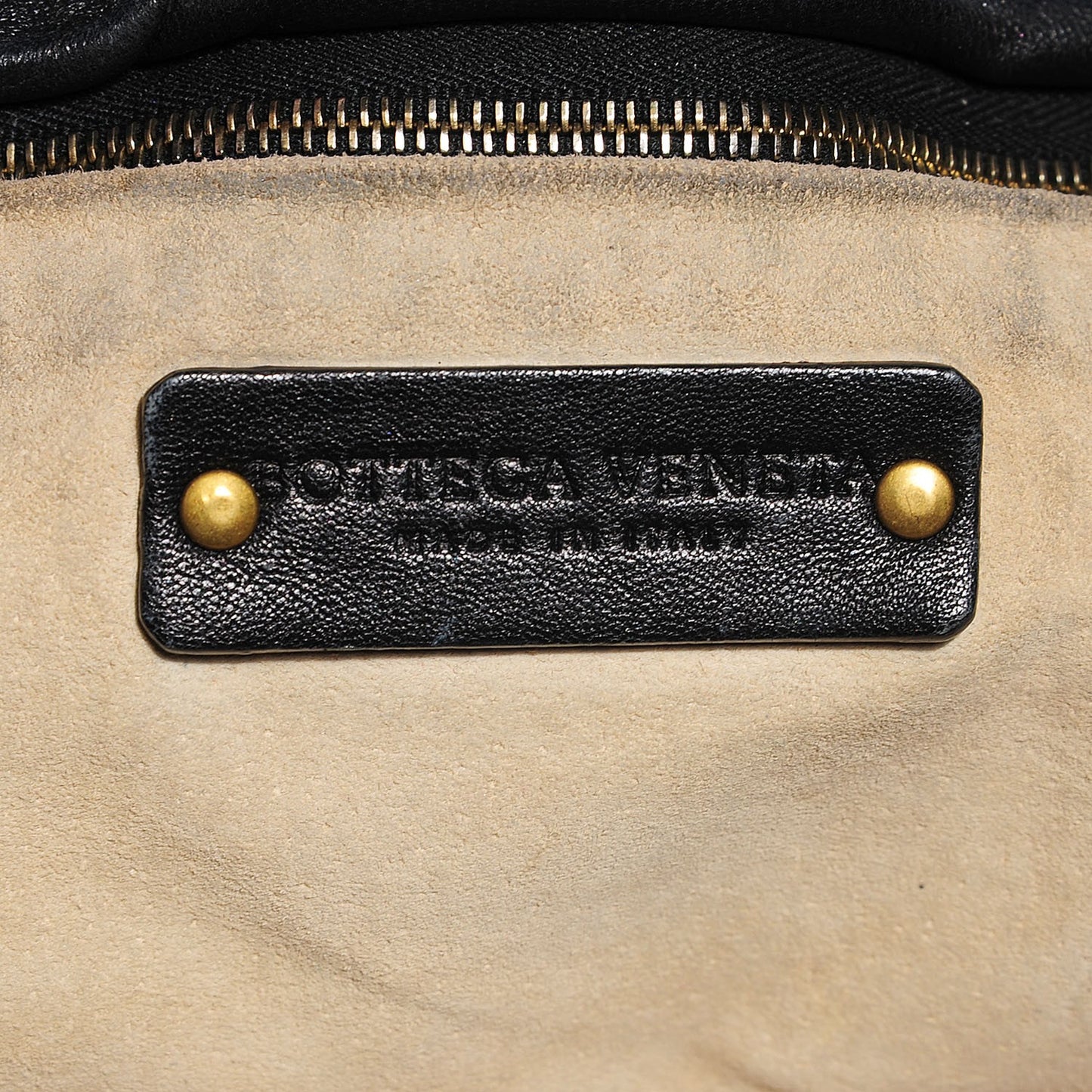Nappa Intrecciato Capri Large Tote Nero Black
