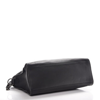 Balenciaga Veau Soyeux Perforated Blackout Hardware City Black 5 of 9