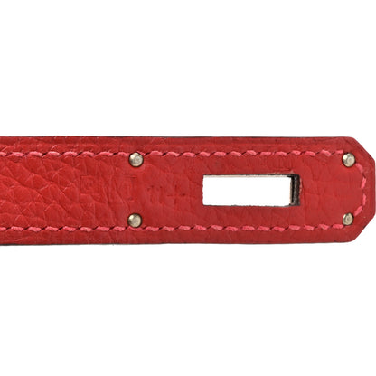 Hermes Taurillon Clemence Kelly Retourne 32 Rouge Casaque 7 of 23