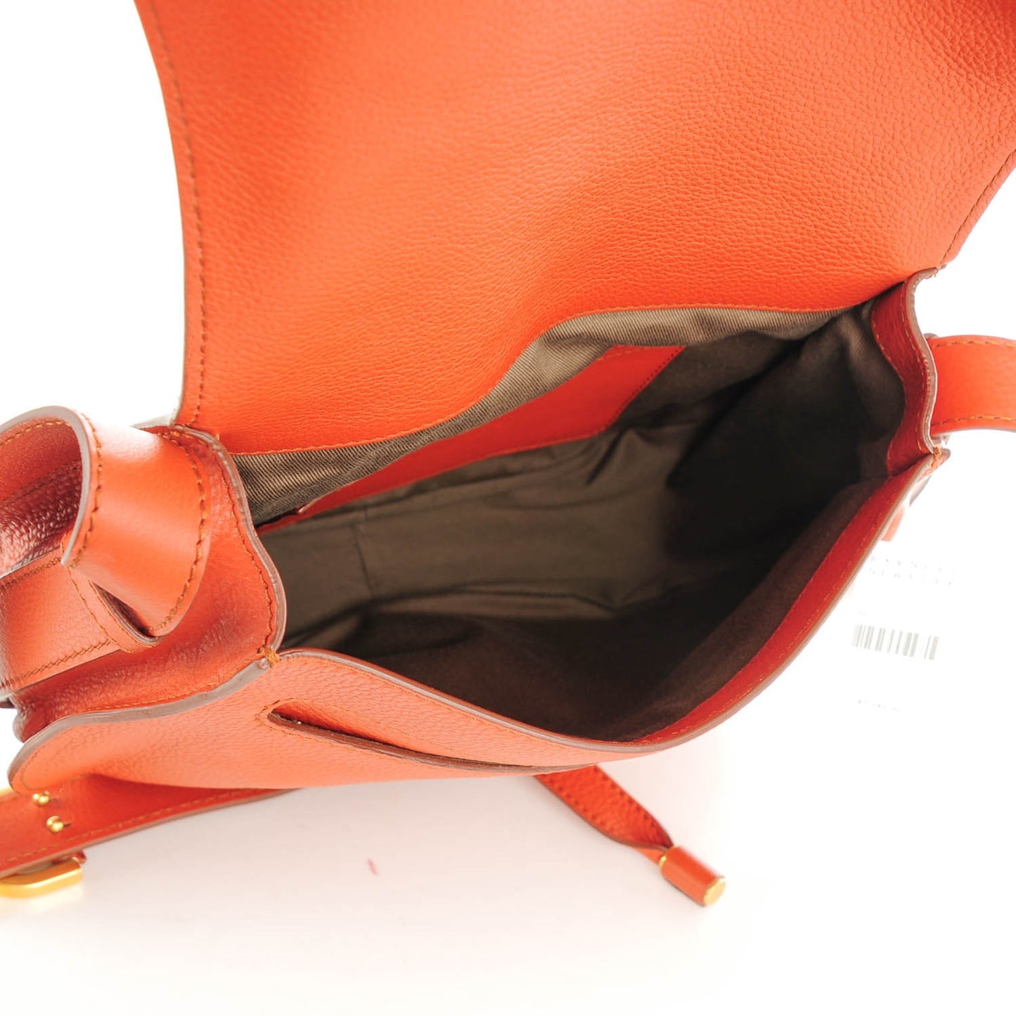 Calfskin Medium Marcie Round Crossbody Bag Whiskey