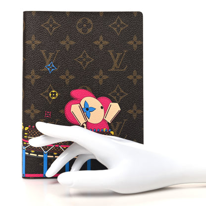 Louis Vuitton Monogram 2020 Christmas Animation Roller Coaster Notebook MM Pivoine 2 of 10