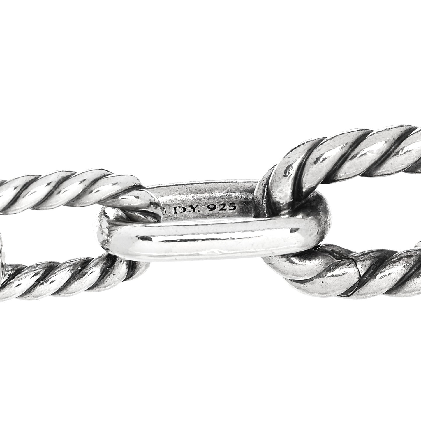 Sterling Silver 18K Yellow Gold 8.5mm Madison Chain Bracelet