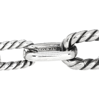 David Yurman Sterling Silver 18K Yellow Gold 8.5mm Madison Chain Bracelet 3 of 4
