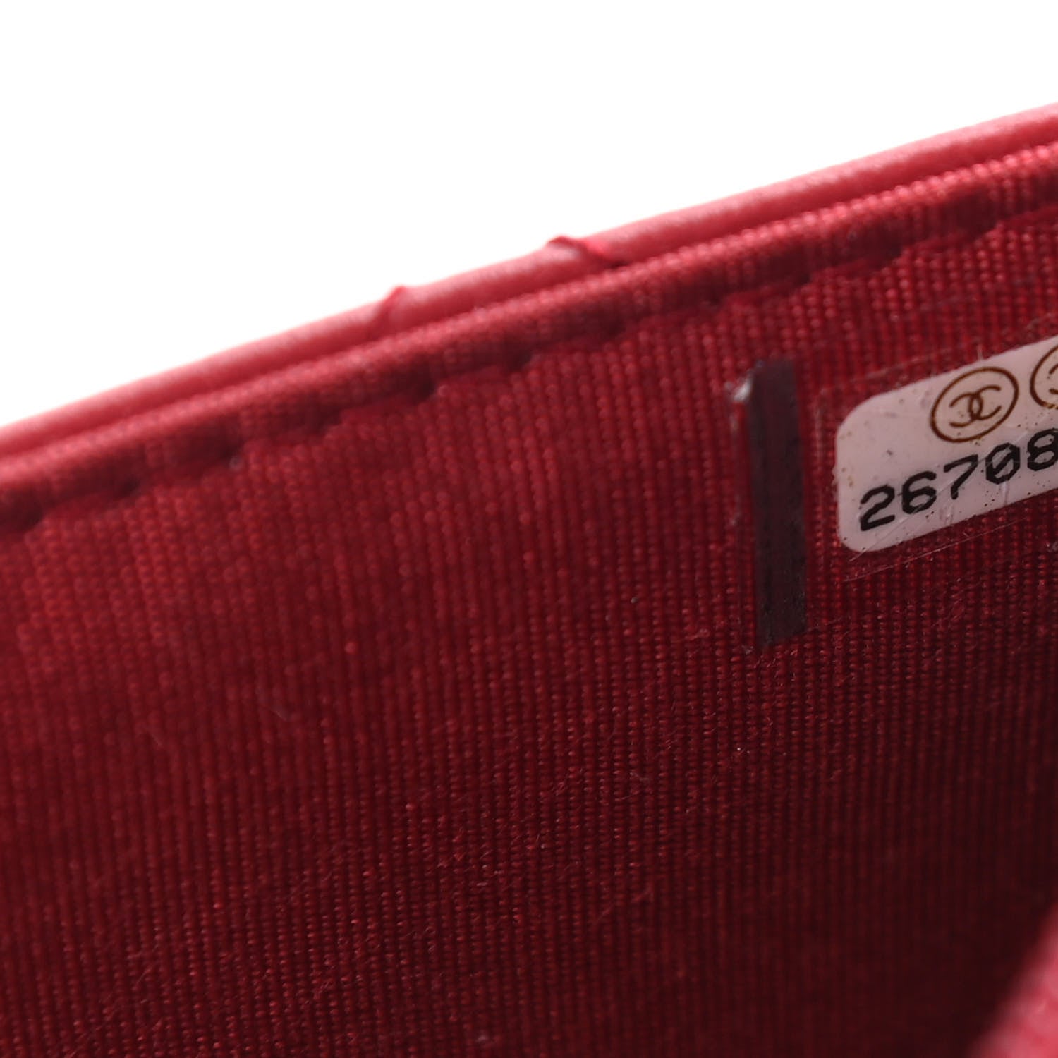 Chanel Lambskin Quilted Trendy CC Wallet On Chain WOC Red 8 of 9