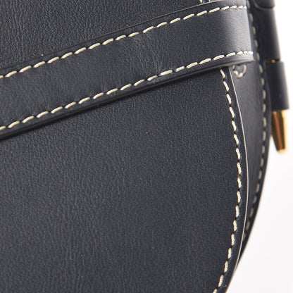 Loewe Grained Calfskin Mini Gate Crossbody Bag Navy 10 of 10