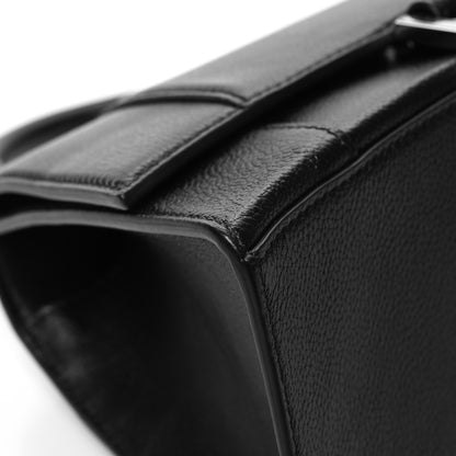 Balenciaga Grained Calfskin Small Hourglass Top Handle Bag Black 8 of 12