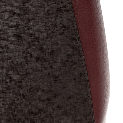 Fendi Vitello Elite Colorblock Regular 2Jours Tote Caffe Black Bordeaux Glicine 12 of 16