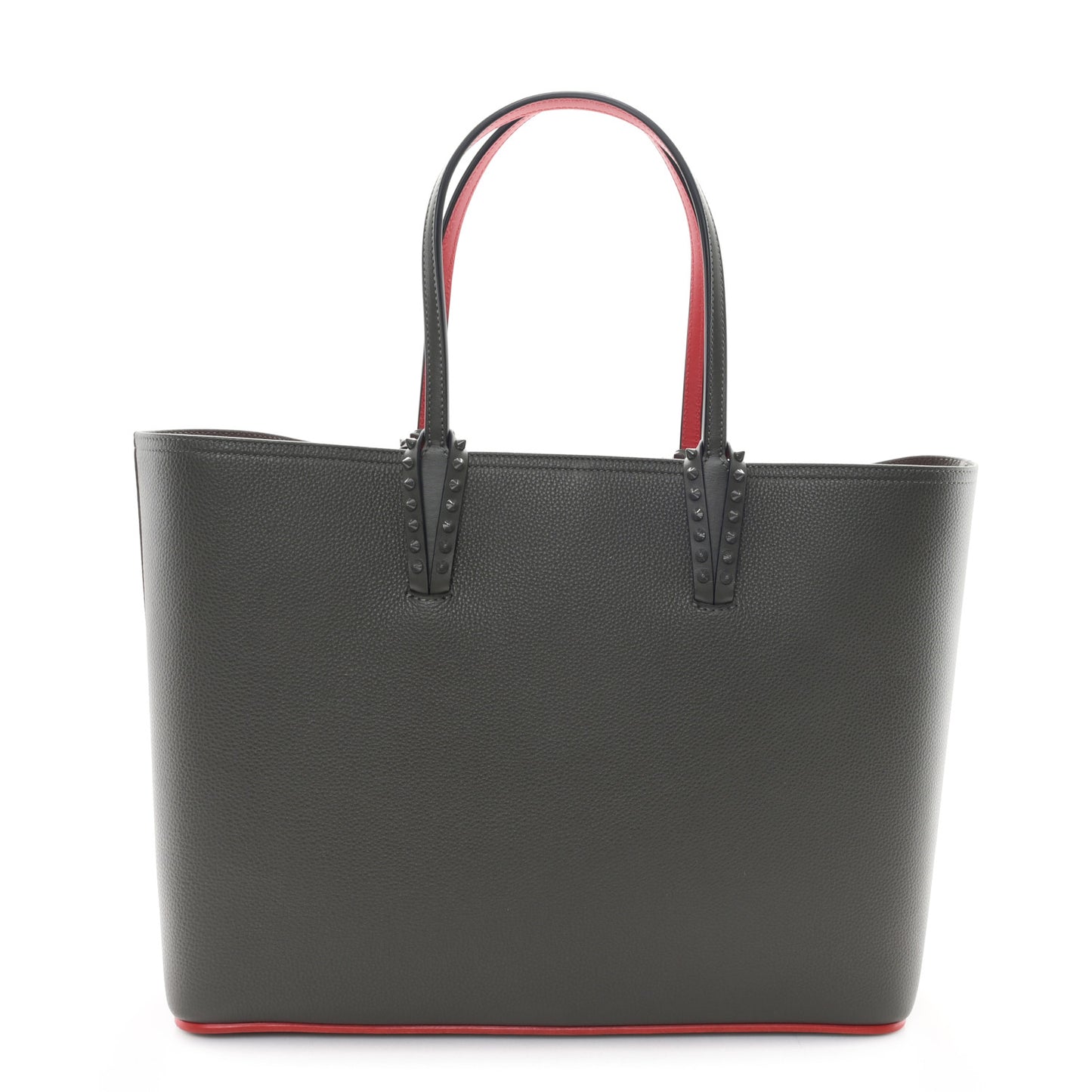 Calfskin Monochrome Spikes East West Cabata Tote Rocket