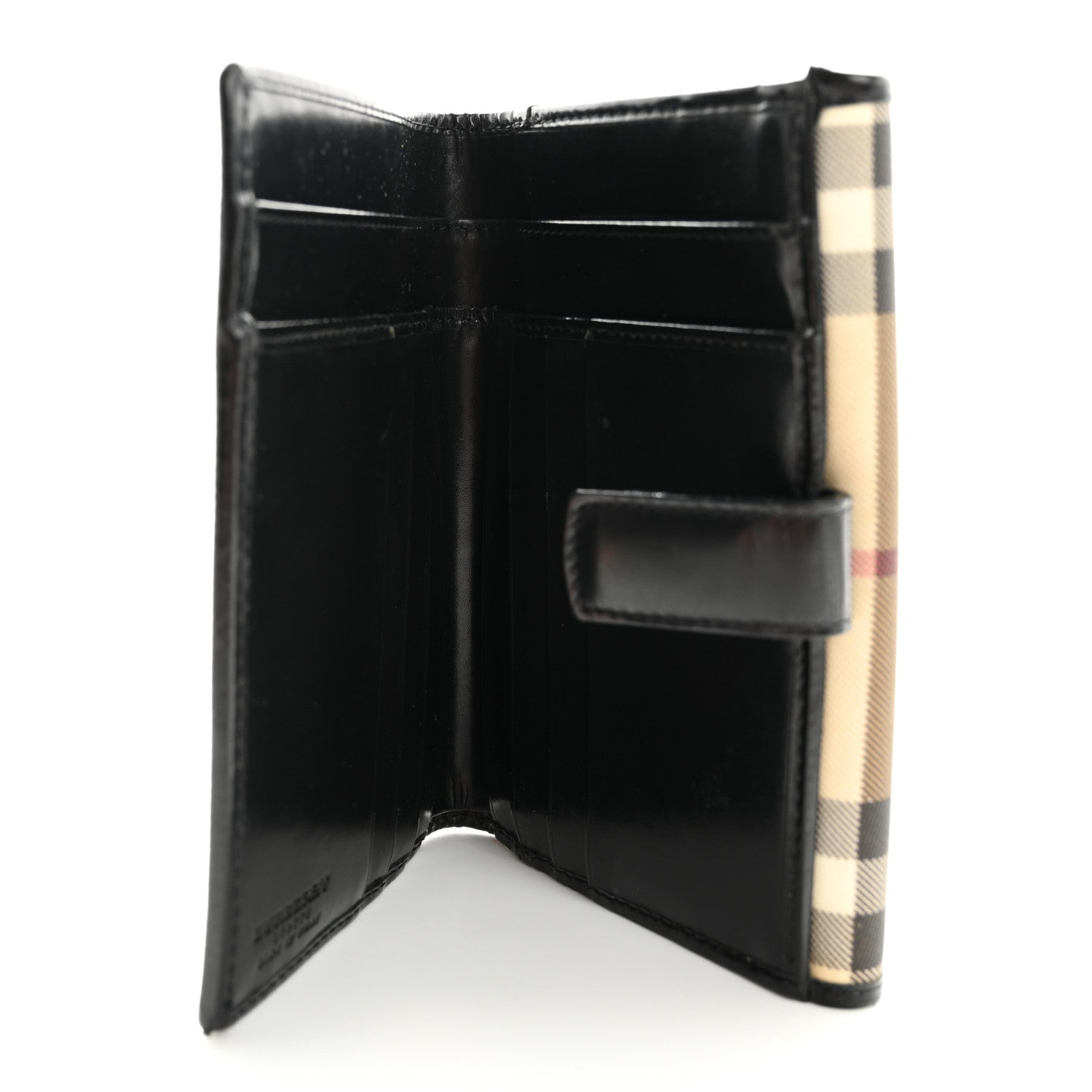 Burberry House Check Compact Wallet Black 5 of 11