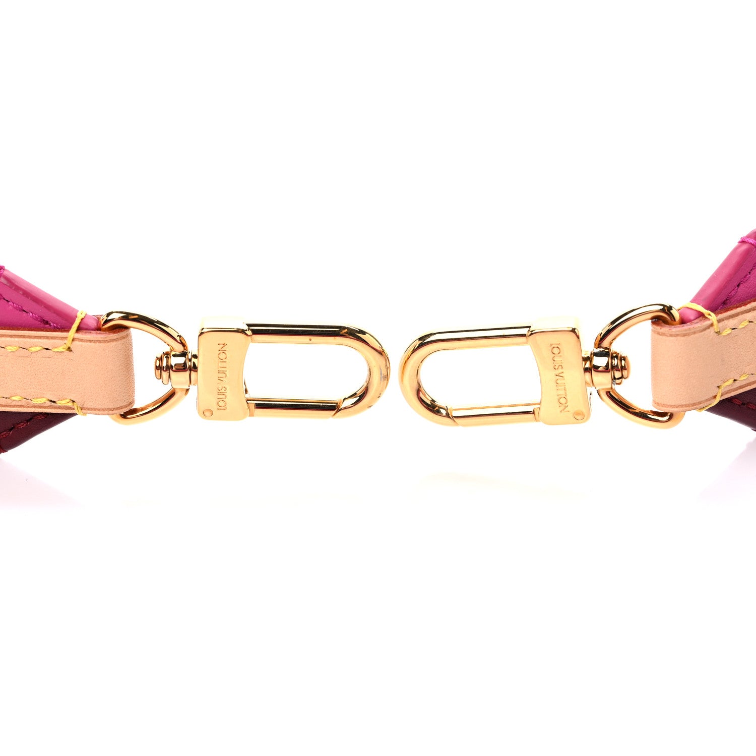 Louis Vuitton Calfskin Cluny BB Shoulder Strap Bordeaux Fuchsia 3 of 3