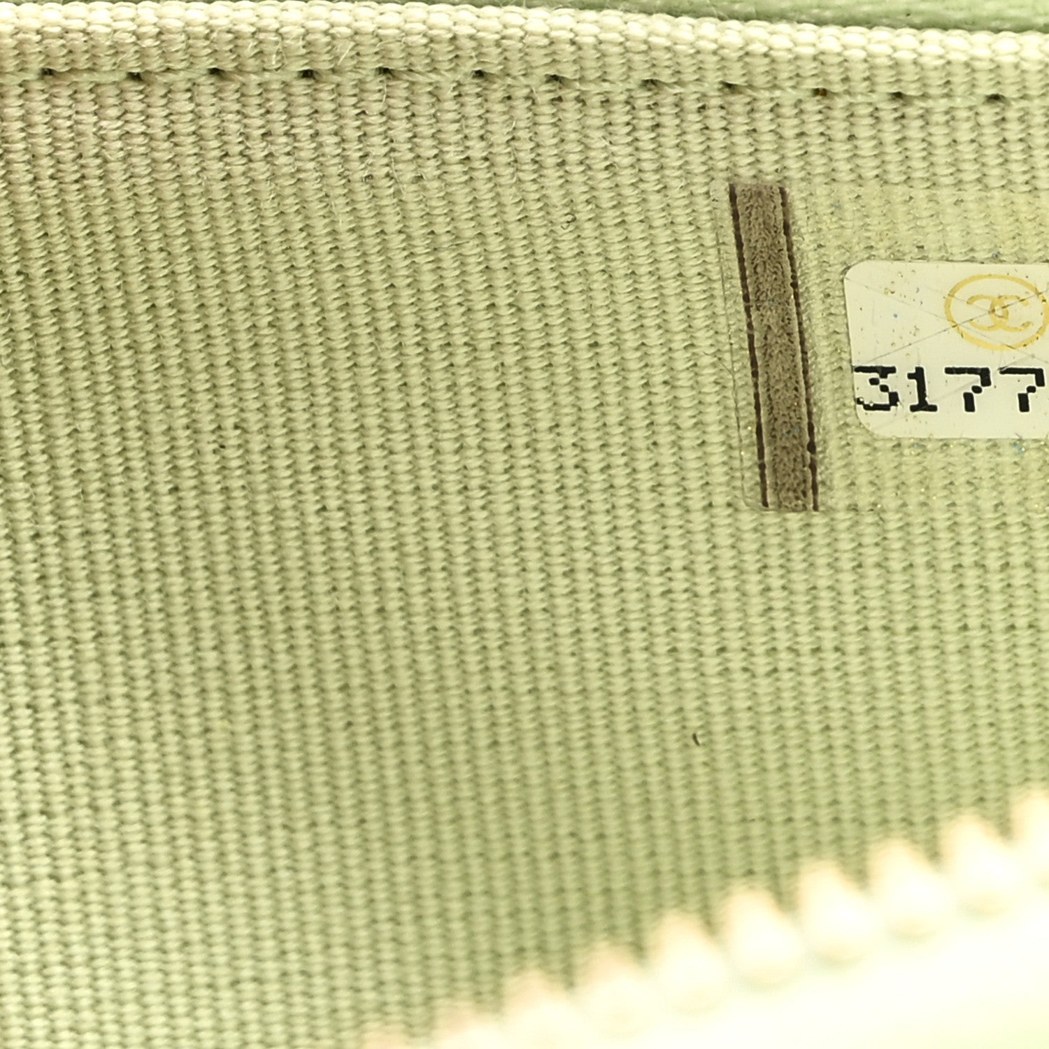 Chanel Caviar Quilted Phone Holder Wallet on Removable Chain Light Green 9 of 12