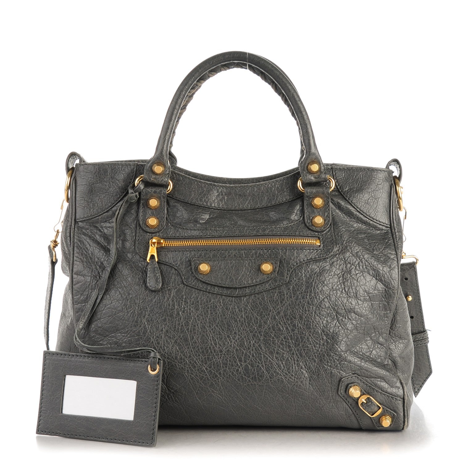 Balenciaga Agneau Giant 12 Gold Hardware Velo Gris Tarmac 1 of 9