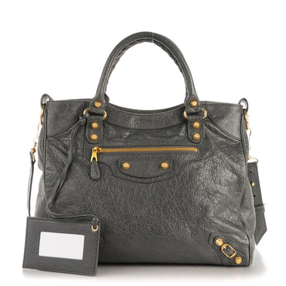 Balenciaga Agneau Giant 12 Gold Hardware Velo Gris Tarmac 1 of 9